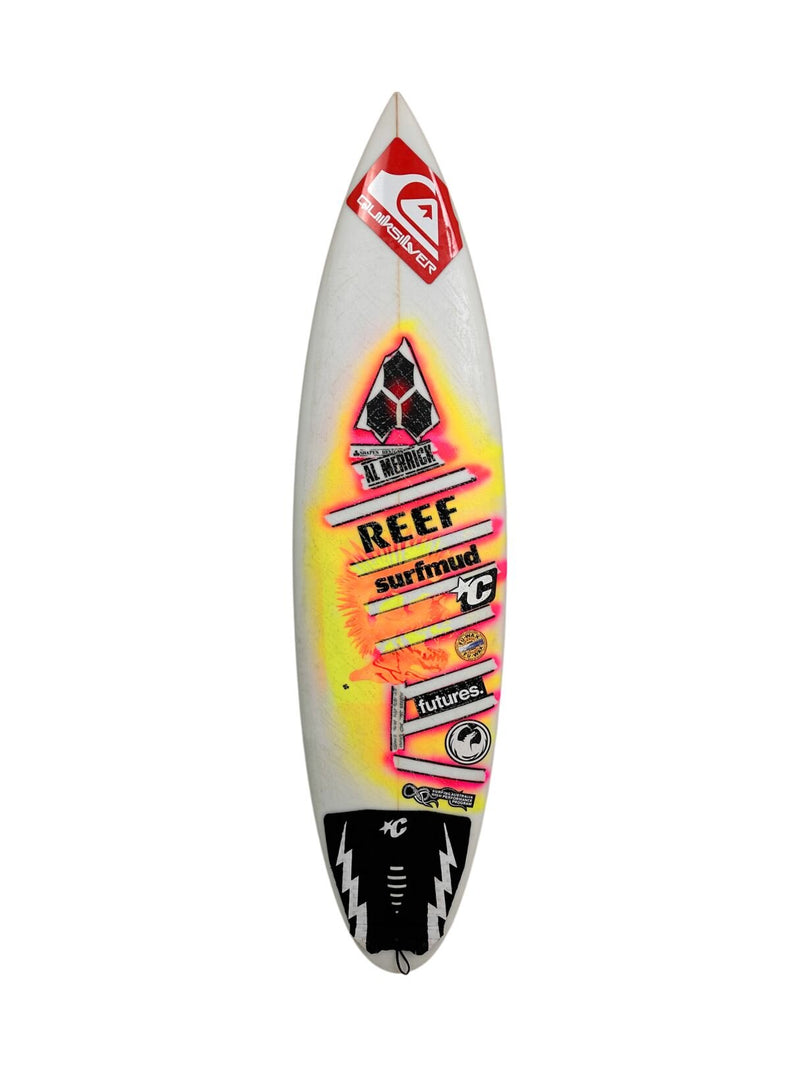 Two Happy 5'11" x 18 1/8" X  2 3/16", 3x  Futures Fin Boxes [Good] - ID:1108567