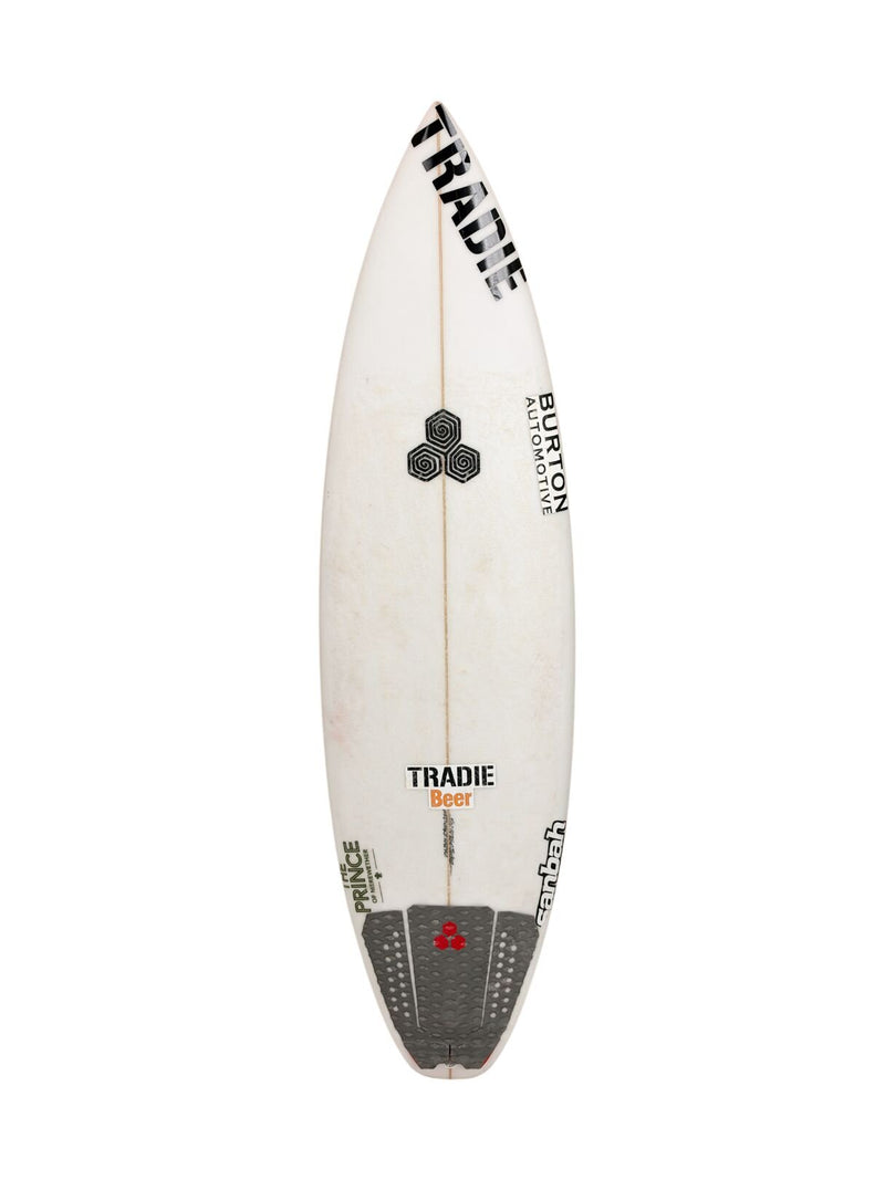 Mikey February Shorty 5'10" x 19" X  2 7/16", Round Square, 3x  FCS 2 Fin Boxes, PU [Good] - ID:1095791