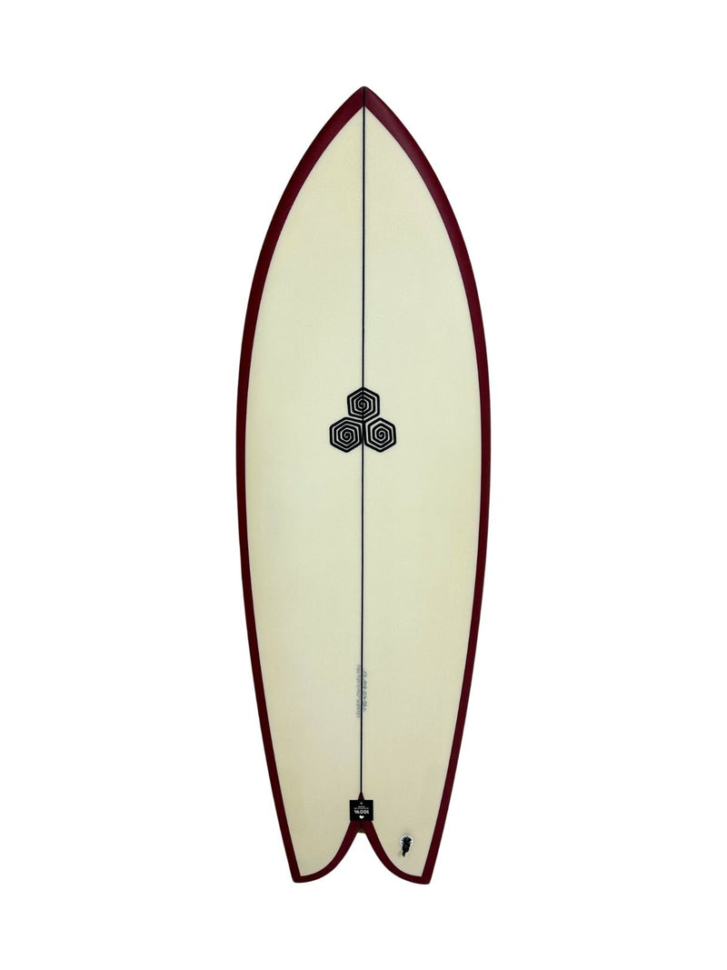 Febs Fish 5'3" x 19 7/8" X  2 1/4" - 28.00L, Fish, 2x  Futures Fin Boxes, PU - ID:1177601
