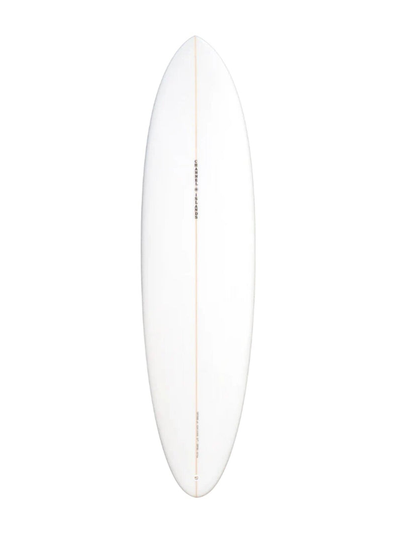 CI Mid Twin - Clear 6'9" x 21" X  2 3/4" - 43.00L, Round, 2x  Futures Fin Boxes, PU - ID:1143037
