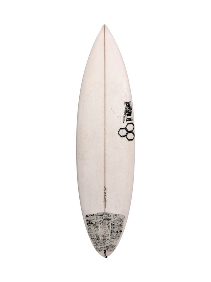 Taco Grinder 5'10" x 18 1/2" X  2 5/16", Round Pin, 3x  FCS 2 Fin Boxes, PU [Semi New] - ID:552725
