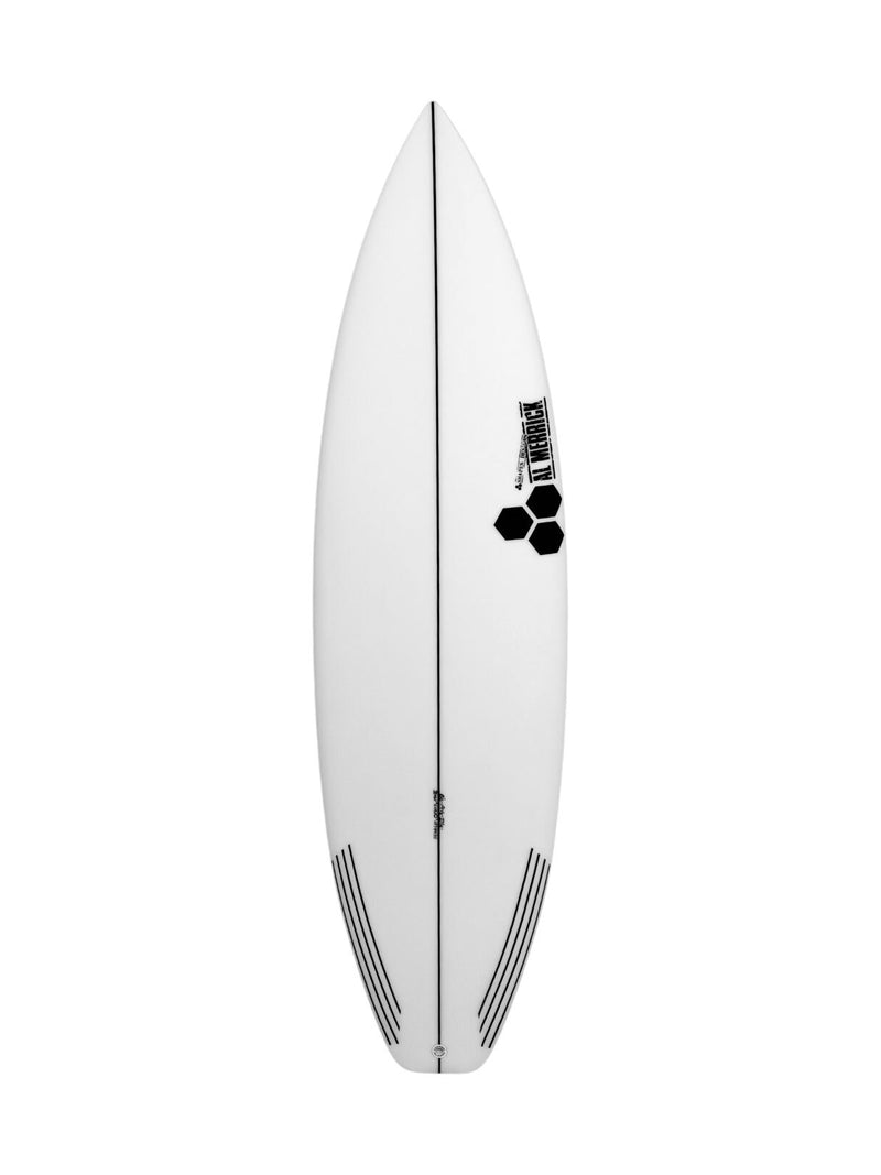 Black and White 6'0" x 19 1/2" X  2 7/16", Round Square, 3x  Futures Fin Boxes, PU - ID:1174436